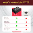 Premium Direct Injection Audio Box - Passive DI Unit Hum Eliminator w/ Input Attenuator to Connect Guitar & Bass, 1/4'' Impedance Transformer Connector to Balanced & Unbalanced XLR, Black - Pyle PDC21 🍁 All In One Marketplace Canada