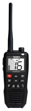 Uniden Atlantis 275 Handheld Two-Way VHF Marine Radio, Floating IPX8 Submersible Waterproof, Large Dual-Color Screen, 6-Watt, All USA/International/Canadian Marine Channels, NOAA Weather Alerts 🍁 All In One Marketplace Canada