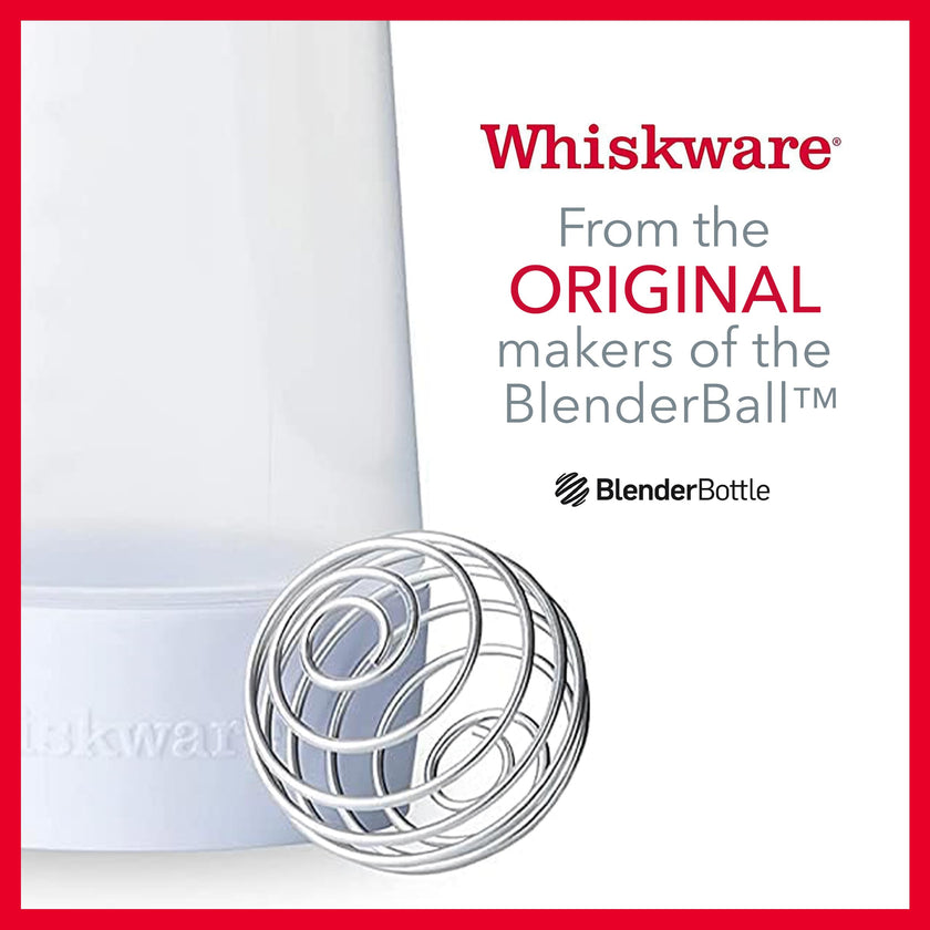 Whiskware Pancake Bottle, Batter Dispenser and Mixer with BlenderBall Wire Whisk, Durable, No-Mess, BPA Free, Dishwasher Safe, Mint 🍁 All In One Marketplace Canada