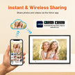 Anna Bella Digital Photo Frame 10.1 Inch with 1280x800 HD IPS Touch Screen, 32GB WiFi Digital Picture Frame with App Sharing, Auto-Rotate Photo Frame with Sleep Mode, Gift for Parents, Friends 🍁 All In One Marketplace Canada