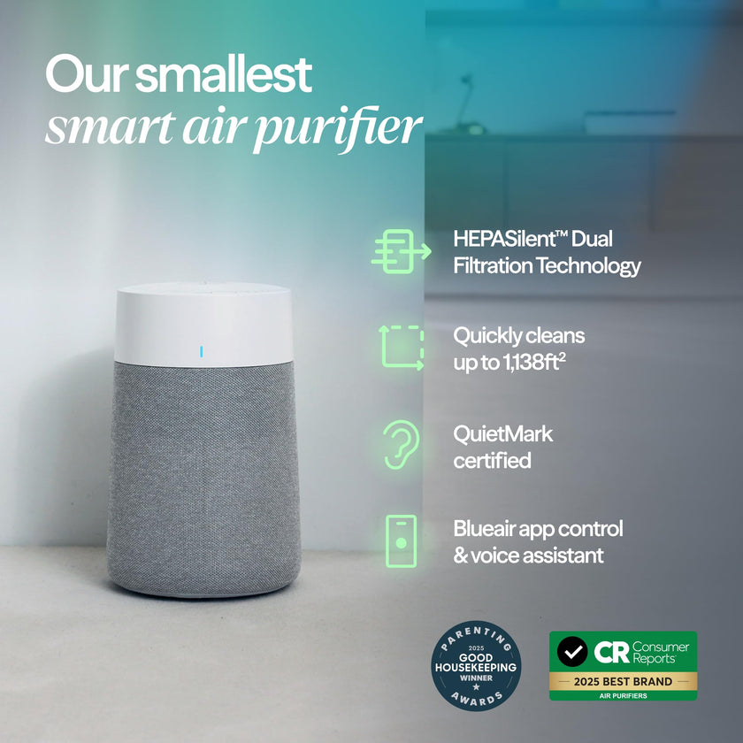 BLUEAIR Blue Pure 511i Max Smart Air Purifier for Bedroom & Small Rooms up to 1,138 Sq Ft, HEPASilent Air Cleaner for Pets, Allergies, Smoke & Dust, Quiet WiFi Air Purifier with Auto Mode 🍁 All In One Marketplace Canada