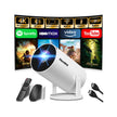 [2026 Upgraded] Mini Projector Support 4K 1080P FHD Auto Keystone 270° Rotatable with WiFi 6 and Bluetooth 5.2 Projector Portable Compatibile with HDMI/TV Stick/Memory Stick/Laptop,White 🍁 All In One Marketplace Canada