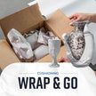 Bryco Goods Newsprint Packing Paper Sheets for Moving - 5lb - 160 Sheets - Moving & Shipping Supplies - 27