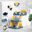 Rabb 1st Potty Training Seat, Upgrade Toddler Toilet Seat for Kids Boys Girls, 2 in 1 Potty Training Toilet for Kids, Splash Guard Anti-Slip Pad Step Stool(Blueyellow) 🍁 All In One Marketplace Canada