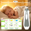 Baby Grooming Kit - 19 in 1 Nursery Essentials Baby Registry Shower Gift for Newborns, Infants, Toddlers, Boys, Girls Kids-Safety Baby Comb, Brush, Finger Toothbrush, Nail Clippers, Scissors(Grey White) 🍁 All In One Marketplace Canada