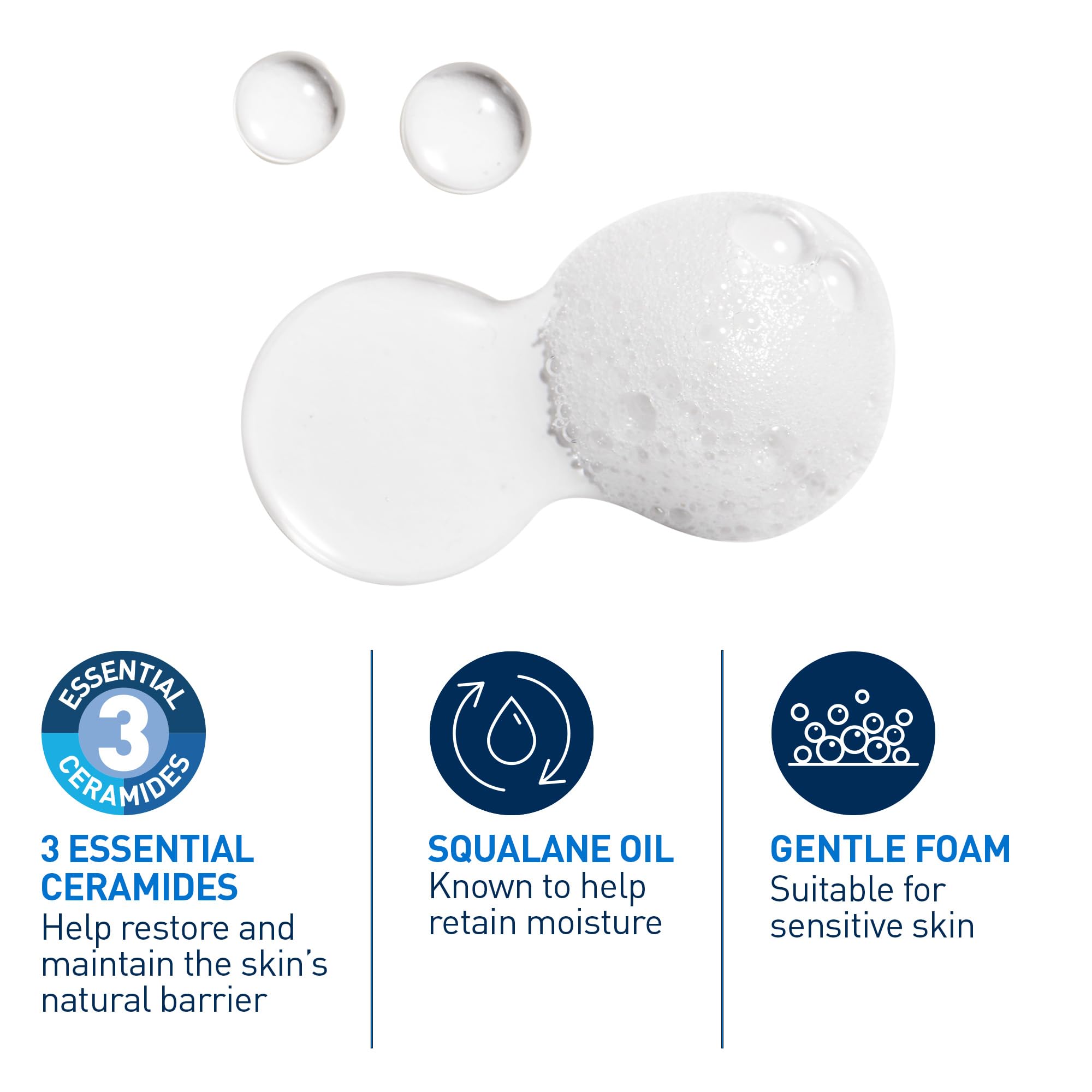 CeraVe Oil Cleanser for Face, Hydrating Foaming Face Cleanser with Squalene Oil, Hyaluronic Acid and Ceramides, for Dry to Very Dry Skin, Non-Greasy, Non-Comedogenic, Fragrance-Free, 562 mL 🍁 All In One Marketplace Canada