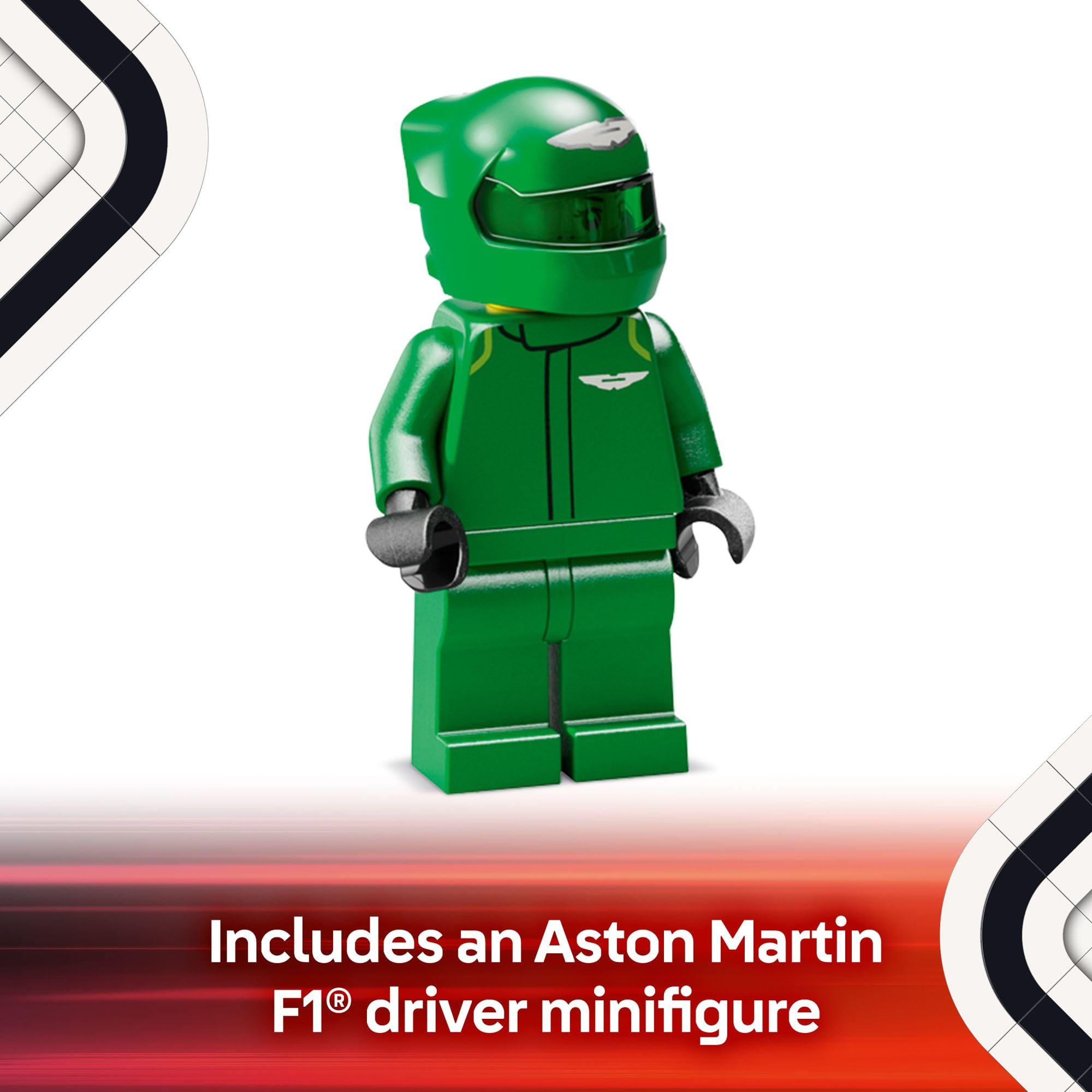 EGO Speed Champions Aston Martin Aramco F1 AMR24 Race Car Toy - Building Set for Kids, Boys & Girls, Ages 10+ - Toy Car for F1 Fans - Gift Idea for Birthday - 77245 🍁 All In One Marketplace Canada