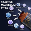 Totaria Magnesium Complex 700mg 12 in 1 Magnesium Supplement with Glycinate Citrate Malate Oxide Taurate Aspartate Orotate Magnesium Relaxation,Muscle,Heart Support, Vegan 120 Capsules 🍁 All In One Marketplace Canada