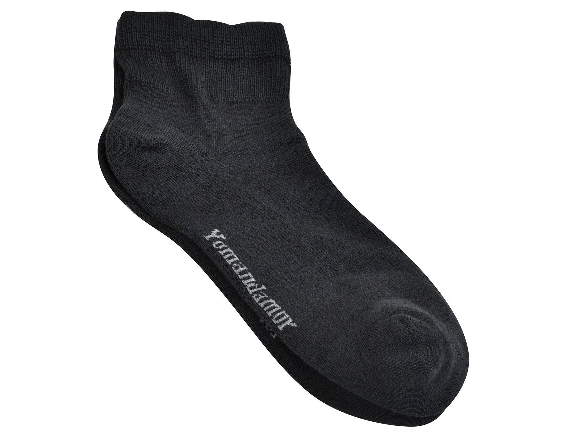 Yomandamor 5 Pairs Mens Bamboo Blend Cotton Ankle Extra-Wide Diabetic Socks with Seamless Toe(Size:10-13)(black) 🍁 All In One Marketplace Canada