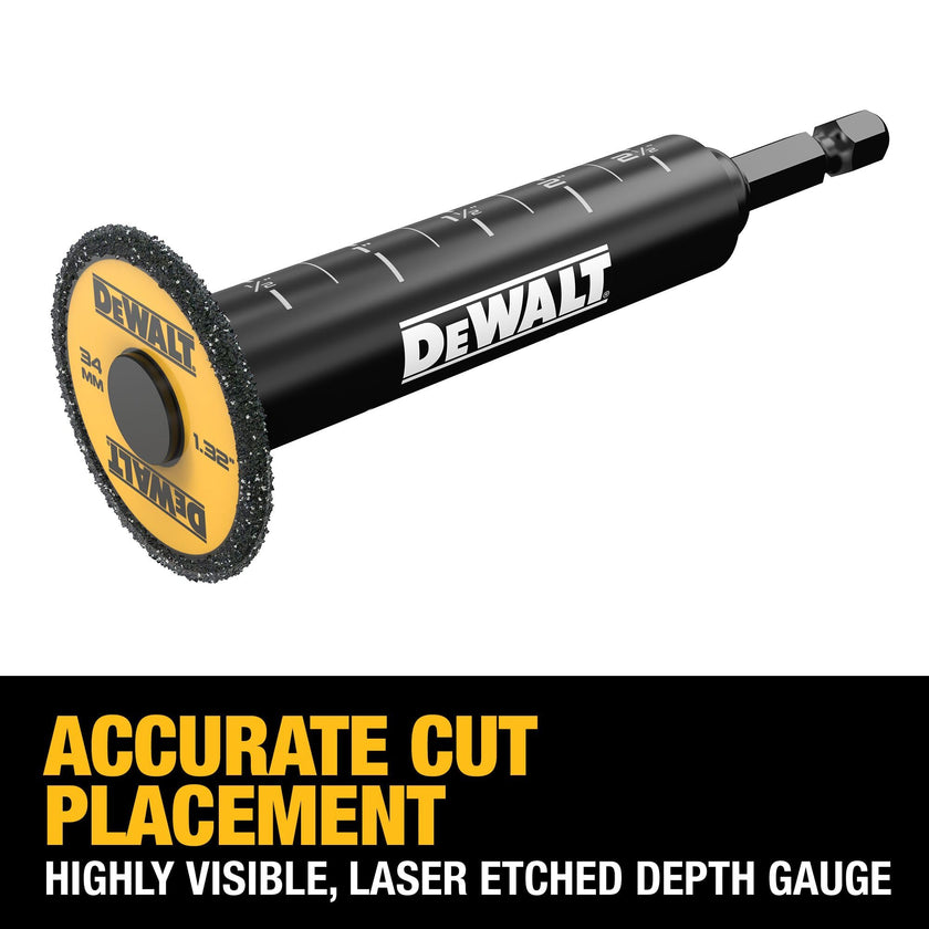 DEWALT Impact Connect Pipe Cutter, PVC Cutter, Diamond Grit Cutting Wheel (DWAIPCIR) 🍁 All In One Marketplace Canada
