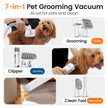 oneisall Dog Grooming Kit, Dog Grooming Clippers, Professional Pet Grooming Vacuum with 7 Pet Grooming Tools for Shedding Thick & Thin Dogs Cats Pet Hair 🍁 All In One Marketplace Canada