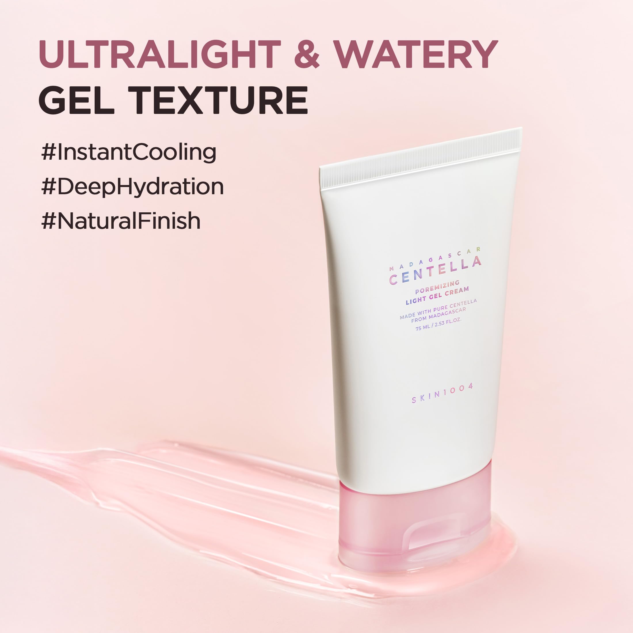 SKIN1004 Madagascar Centella Poremizing Light Gel Cream 2.53 fl.oz (75ml) | Tightens Pores | Soothes Irritated Skin 🍁 All In One Marketplace Canada