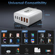 USB C Charger Block,65W 6-Port Multi Device Fast Charger PD QC Wall Adapter 🍁 All In One Marketplace Canada