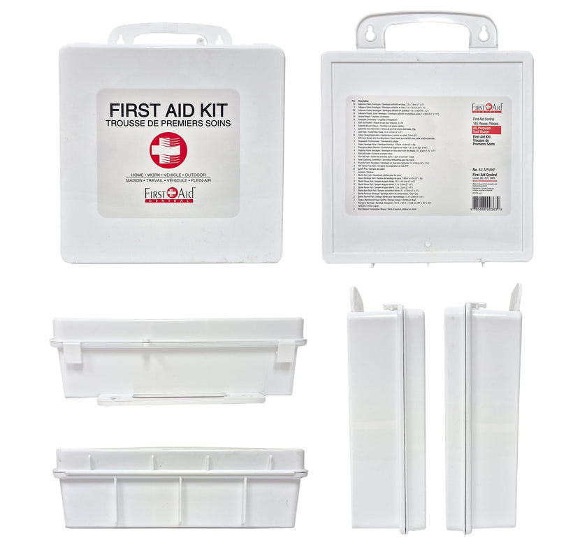 First Aid Central AZ-APFAKP All-Purpose Emergency First Aid Kit For Home, Work, and Travel, 145 Pieces 🍁 All In One Marketplace Canada