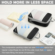 BAGAIL 6 Set/8 Set Compression Packing Cubes, Ultralight Expandable Packing Organizers for Carry on Travel Luggage(6set Jet Black) 🍁 All In One Marketplace Canada