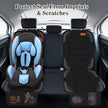 Car Seat Protector for Child Car Seat, Siivton Carseat Seat Protectors for Leather and Fabric Seats, with Mesh Pockets, Non-Slip Backing, Carseat Protectors for Vehicles (One Pack, Black) 🍁 All In One Marketplace Canada