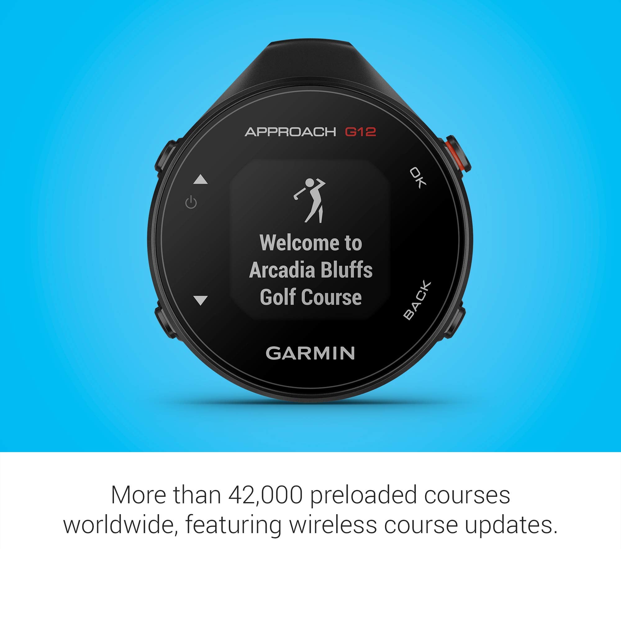 Garmin Approach G12, Clip-on Golf GPS Rangefinder, 42k+ Preloaded Courses, 010-02555-00 🍁 All In One Marketplace Canada