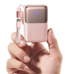 INIU Power Bank, Ultra Mini 10000mAh 45W Fast Charging Portable Charger, USB C Battery Pack with Cable, Flight-Safe Travel Powerbank for iPhone 17 16 15 14 13 12 Pro Max Air, Samsung S26 S25 S24, Pink 🍁 All In One Marketplace Canada