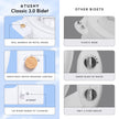 TUSHY Classic 3.0 Non-Electric Bidet Toilet Attachment, Experience a Superior Fresh Water Clean (Slim Fit, Easily Installs Under Toilet Seat, Adjustable Spray, Self Cleaning Nozzle), Bamboo Knob 🍁 All In One Marketplace Canada