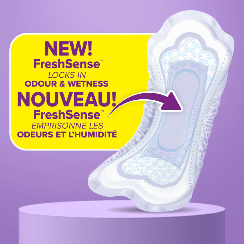 Poise Postpartum Incontinence Pads, Moderate Absorbency, Long, 108 Count (2 Packs of 54) 🍁 All In One Marketplace Canada
