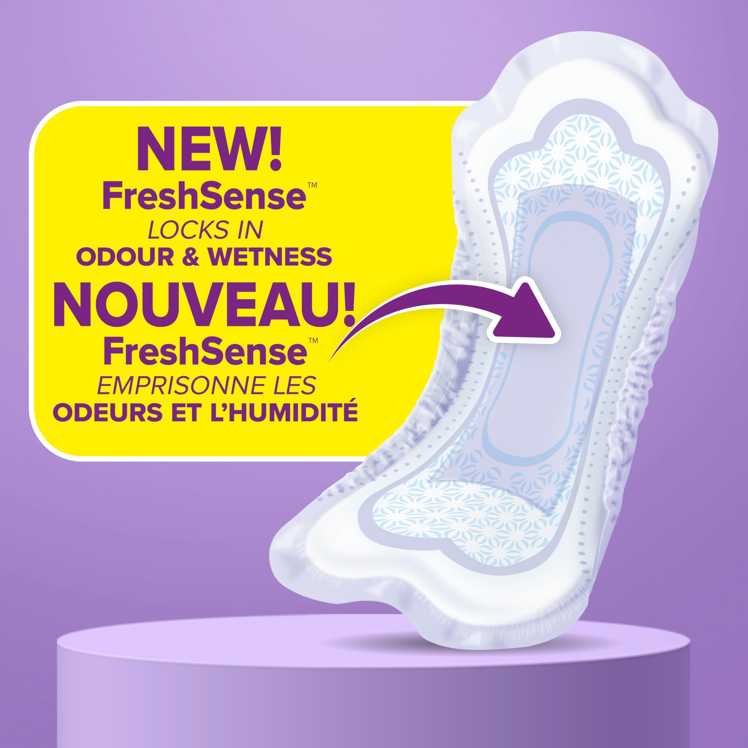 Poise Daily Postpartum Incontinence Panty Liners, Very Light Absorbency, Long, 114 Count 🍁 All In One Marketplace Canada
