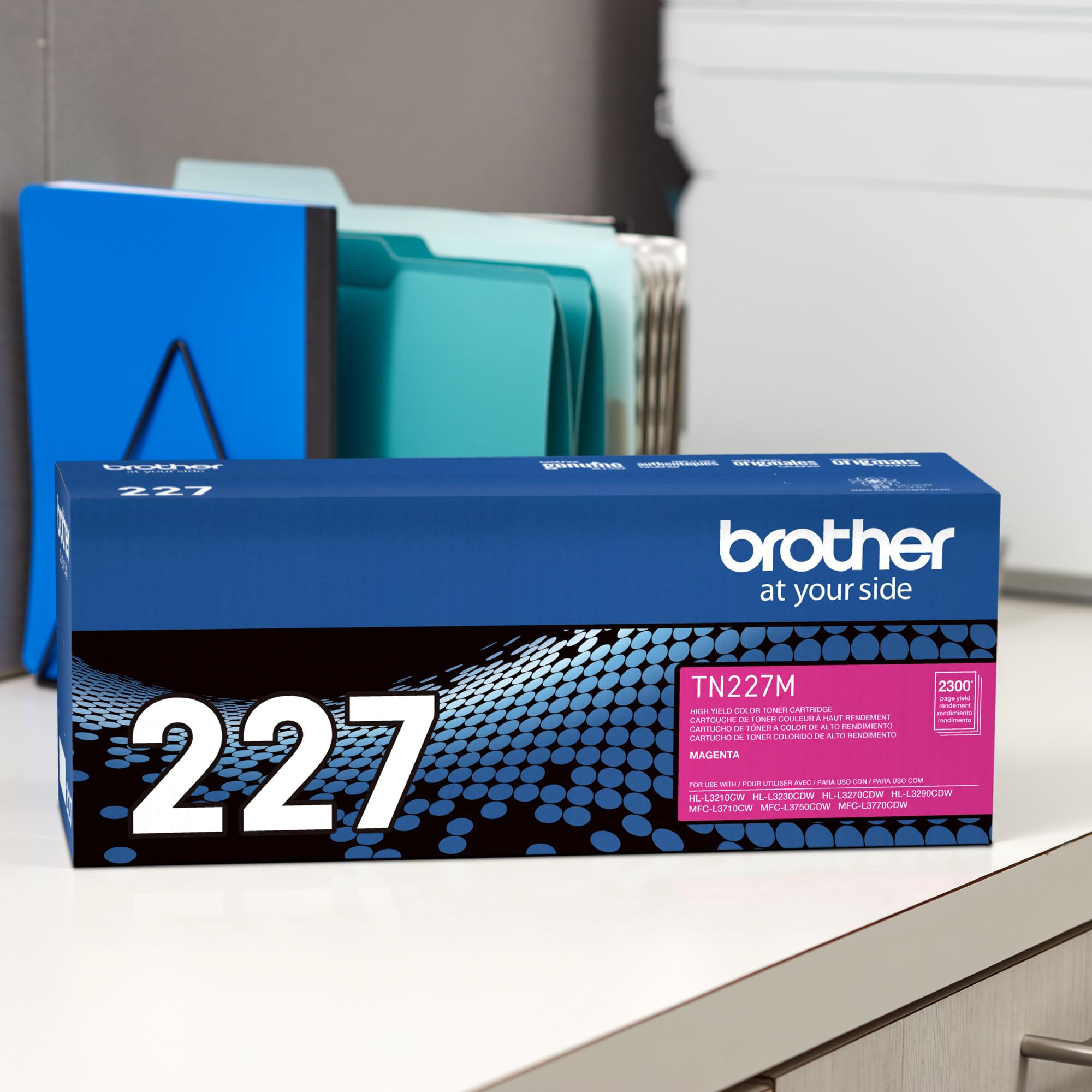Brother Original TN227M High-Yield Magenta Toner Cartridge, Higher Yield for Value, Toner Replacement cartridges, Toner for Brother Laser Printers HL-L3210CW, MFC-L3710CW, MFC-L3750CDW, and More 🍁 All In One Marketplace Canada