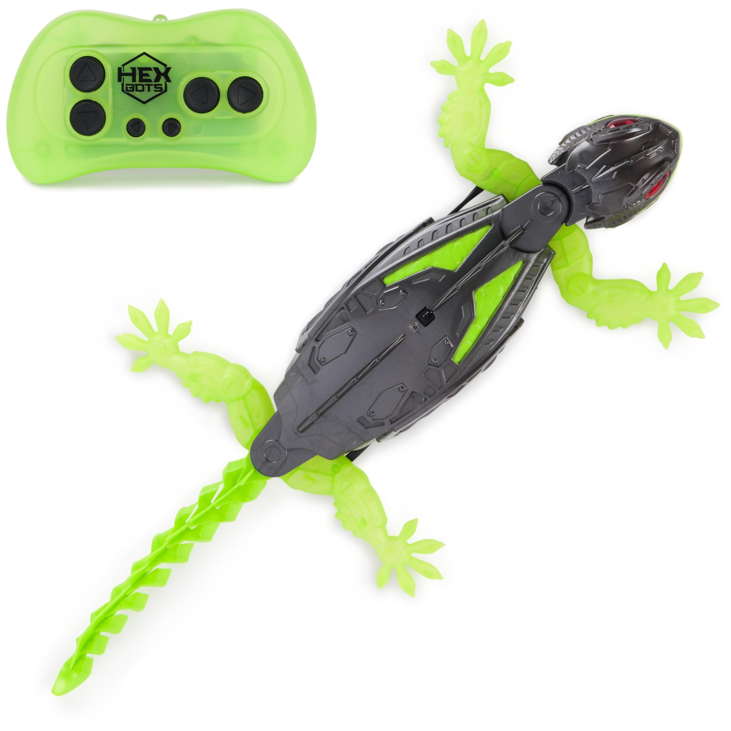 HEX Bots Wall Crawler Gecko with Official Wall Climber Technology, Rechargeable Remote Control Robot Kids Toys, Prank Toys for Boys & Girls Ages 4 & Up 🍁 All In One Marketplace Canada