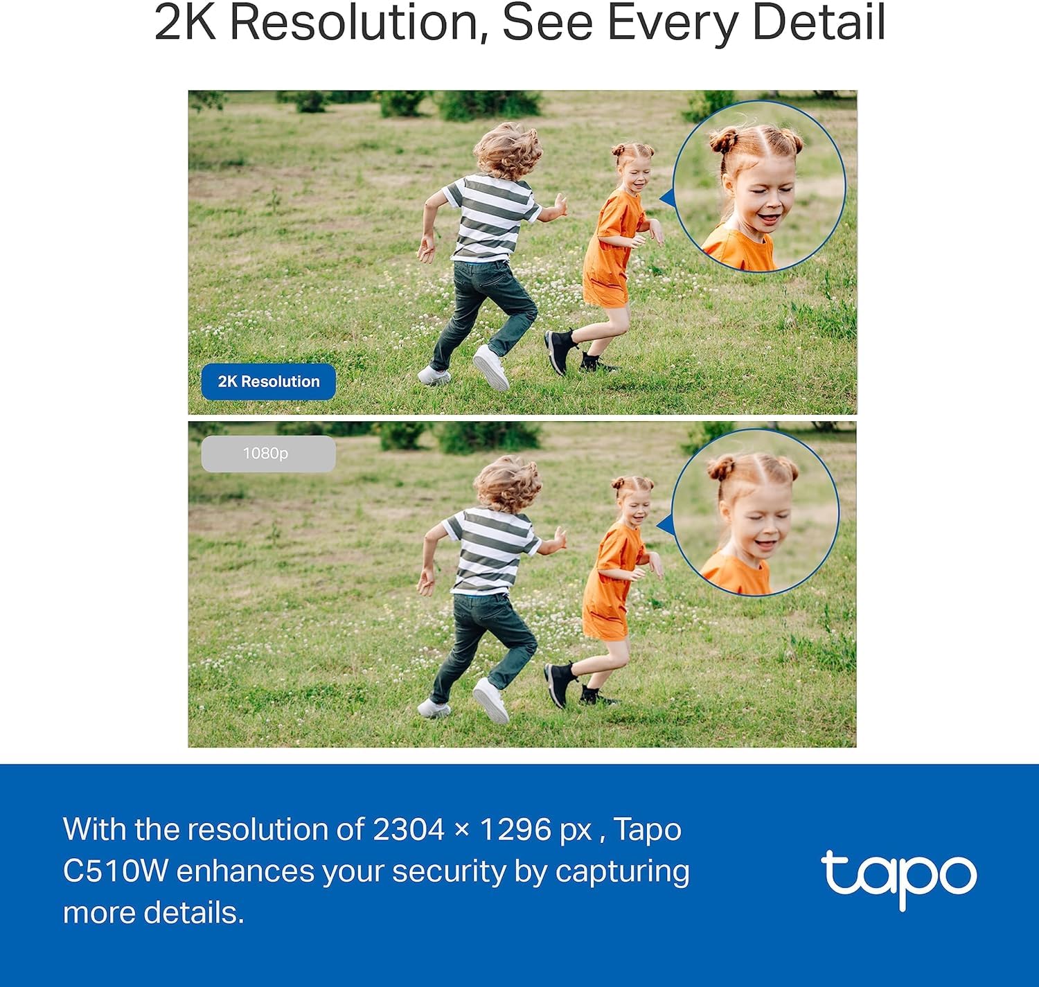 Tapo 2K 3MP QHD Pan/Tilt Outdoor Wired Security Wi-Fi Camera, 360° Visual Coverage, Full-Color Night Vision Up to 98ft, Smart Motion Tracking, Person Detection,Physical Privacy Mode(Tapo C510W) 🍁 All In One Marketplace Canada