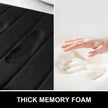 OLANLY Soft Memory Foam Bath Mat, Non-Slip and Super Absorbent Bathroom Mat, Machine Washable Quick Dry Bath Mats for Bathroom, Shower, and Tub, 16