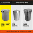 Hefty™ Garbage Bags, Value Pack Large 90 Litres Black, Drawstring, 80 Bags, Fits simplehuman code X 🍁 All In One Marketplace Canada