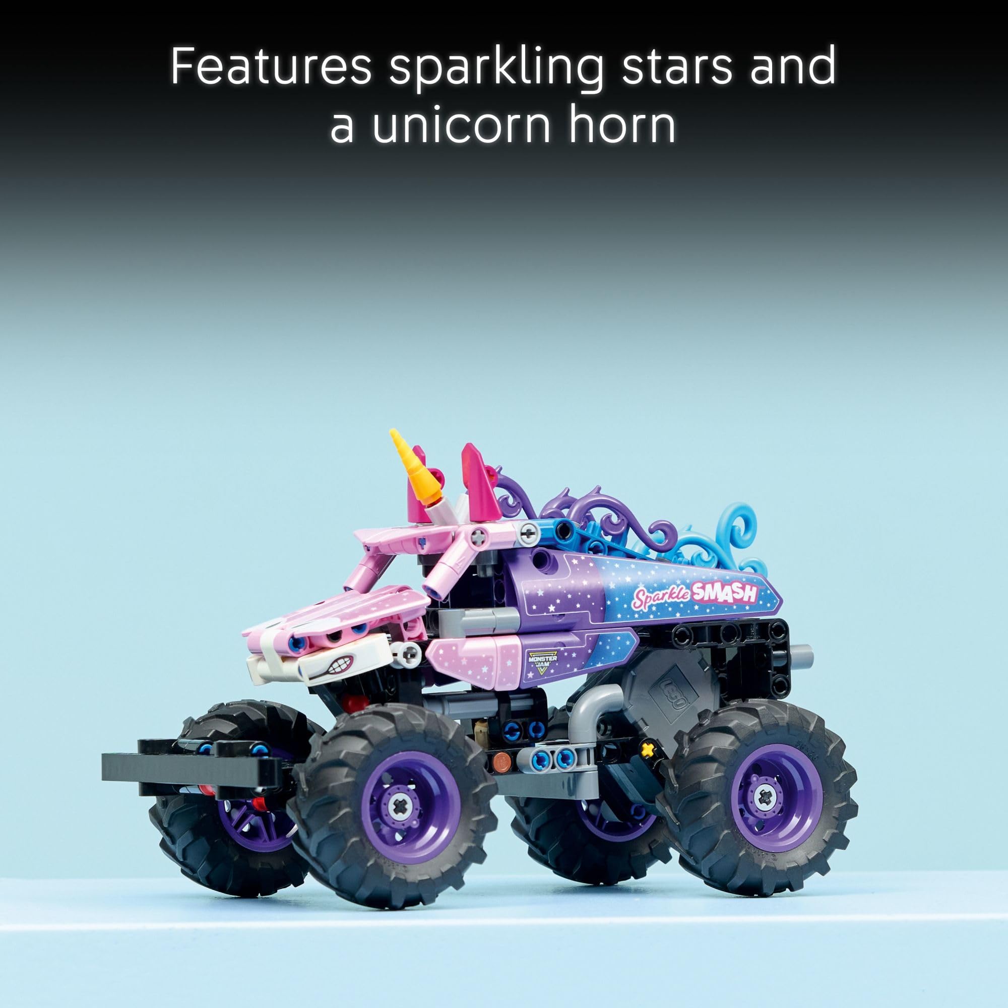 LEGO Technic Monster Jam Sparkle Smash Pull-Back Truck Toy for Boys & Girls - Monster Truck Building Toy W/Pull-Back Racing Action for Kids, Ages 7+ - Gift Idea for Birthdays - 42220 🍁 All In One Marketplace Canada