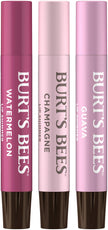Burt's Bees Lip Shimmer, 100% Natural Origin Lip Gloss, Tinted Lip Colour | Get Soft and Hydrated Lips | Pack of 3 - (Pink) Champagne, Watermelon, Guava 🍁 All In One Marketplace Canada