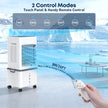 Portable Air Conditioner 8000 BTU, Windowless Air Conditioner with 6 Speeds 2 Modes, 12L Large Water Tank, 24H Timer & Remote Control, Energy Efficient Cooling Fan for Bedroom Home Office (Grey) 🍁 All In One Marketplace Canada