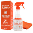 WHOOSH! Screen Shine Pro 500 ml Refillable OLED TV Screen Cleaner, Safe & Streak Free Electronic Cleaner for Laptop, Monitor, MacBook, Camera Cleaning Kit with 37 x 37 cm Microfiber Cloth 🍁 All In One Marketplace Canada