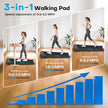 Walking Pad with 9% Incline, FOUSAE 3 in 1 6.2 MPH Treadmill for Home with Double Frame 330 LB Weight Capacity, 2.5 HP Under Desk Walking Pad Treadmill with 12 HIIT Programs, Magnetic Remote Control 🍁 All In One Marketplace Canada