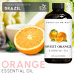 Brooklyn Botany Sweet Orange Essential Oil - Huge 118 ml - 100% Pure and Natural - Premium Grade with Dropper - for Aromatherapy and Diffuser 🍁 All In One Marketplace Canada