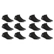 Fruit of the Loom Men's Dual Defense Low Cut Cushioned Moisture Wicking Socks (12 Pack), Black, Medium (6-12) 🍁 All In One Marketplace Canada