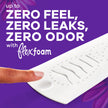 Always Radiant with FlexFoam Pads, Size 5, Extra Heavy Overnight Absorbency, with Wings, Lightly Scented, Up to ZERO leaks, ZERO feel, ZERO odor, 54 Count 🍁 All In One Marketplace Canada