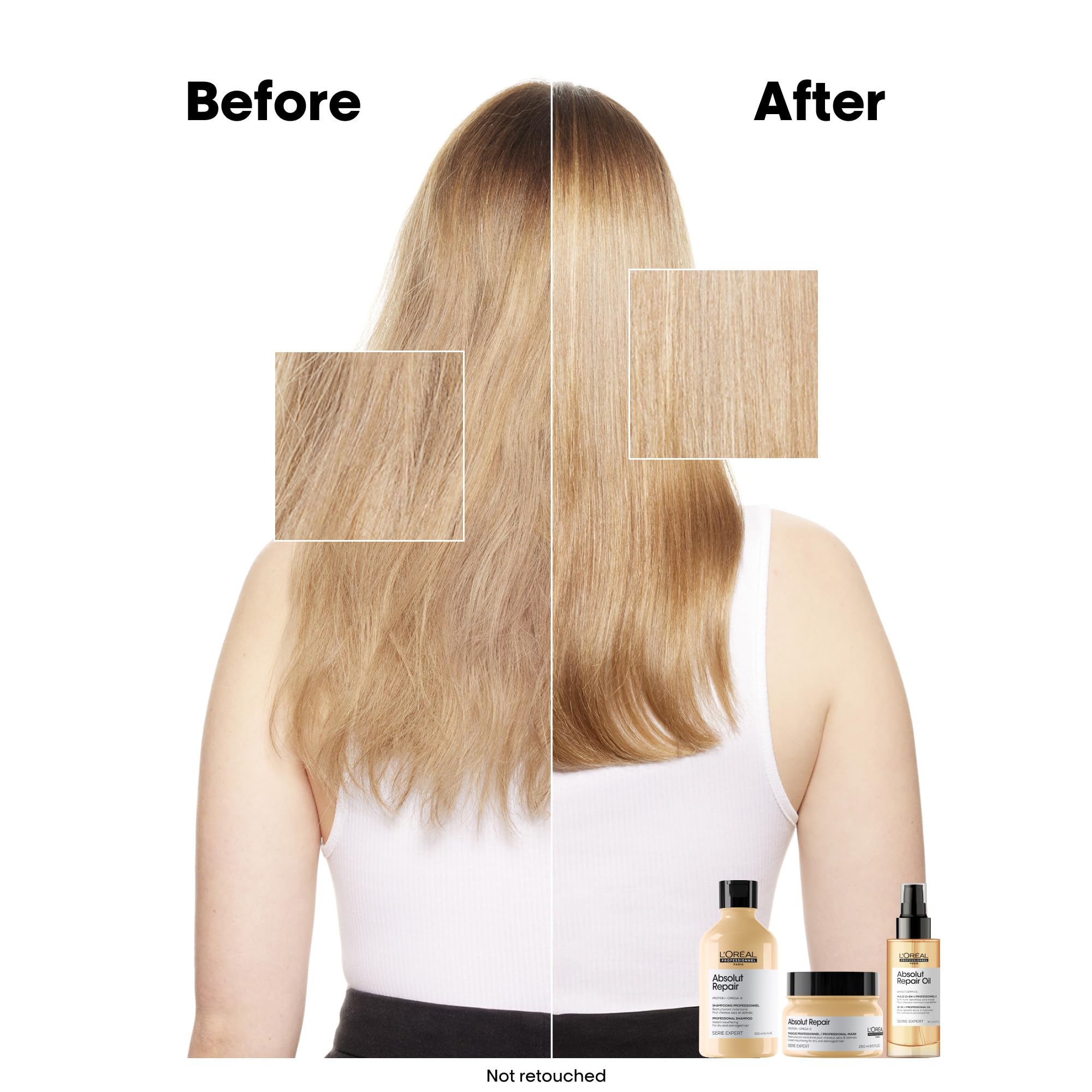 L’Oréal Professionnel Absolut Repair 10-in-1 Oil, Leave-In Hair Oil for Dry & Damaged Hair, Nourishes, Resurfaces & Protects, 90 ML 🍁 All In One Marketplace Canada
