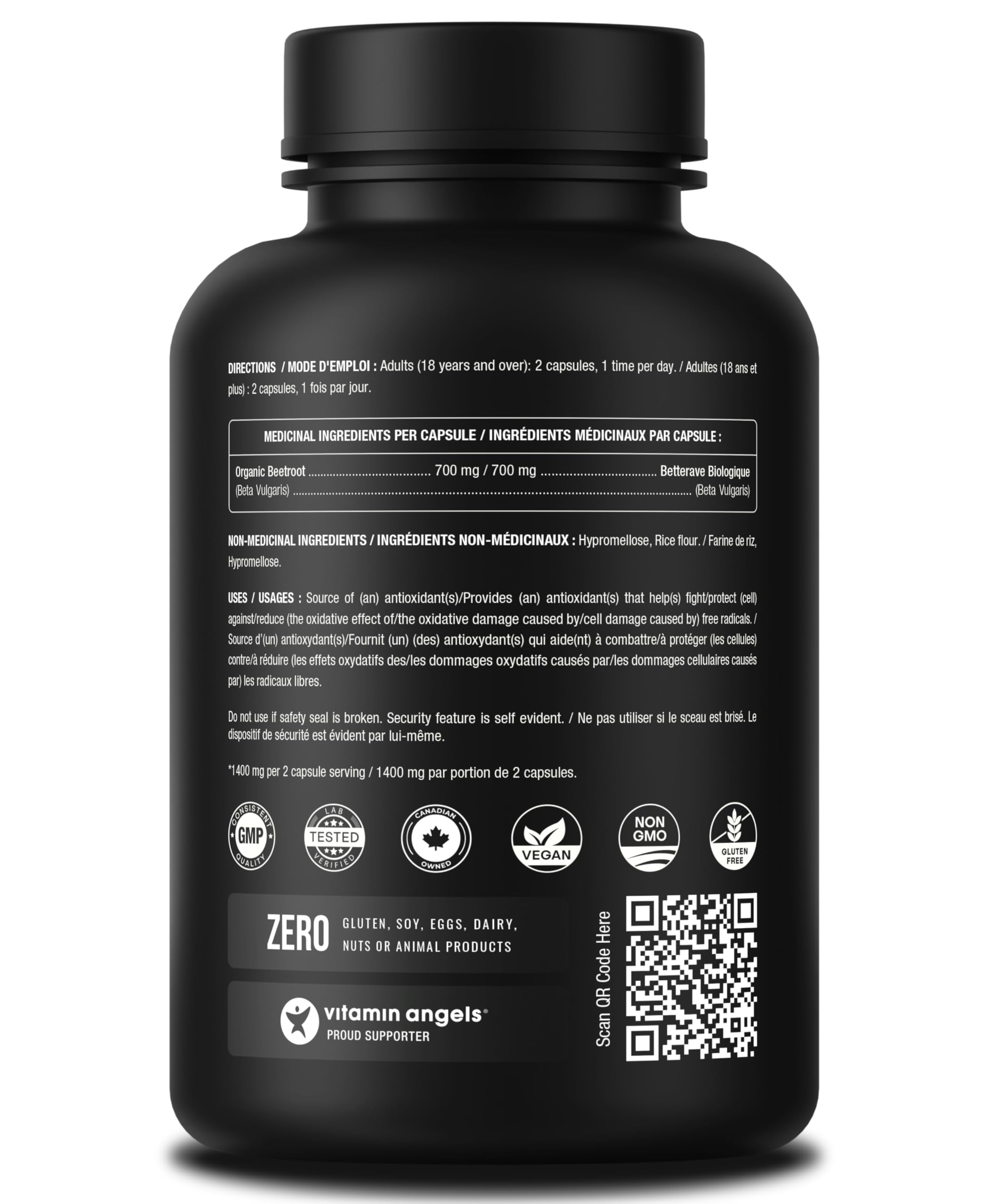 Organic Beetroot Capsules – 180 Count - Beet Root Supplement For Women & Men – Beetroot Juice Alternative – Nitric Oxide & Circulation Support – Antioxidant Beetroot Supplement - 1,400mg per Serving 🍁 All In One Marketplace Canada