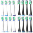 Toothbrush Head Compatible with Philips Sonicare Electric Toothbrush, Replacement Brush Heads for Phillips Sonicare 4100 5100 6100 9900 C2 W3 and More Click-on Handles (8white+8black) 🍁 All In One Marketplace Canada