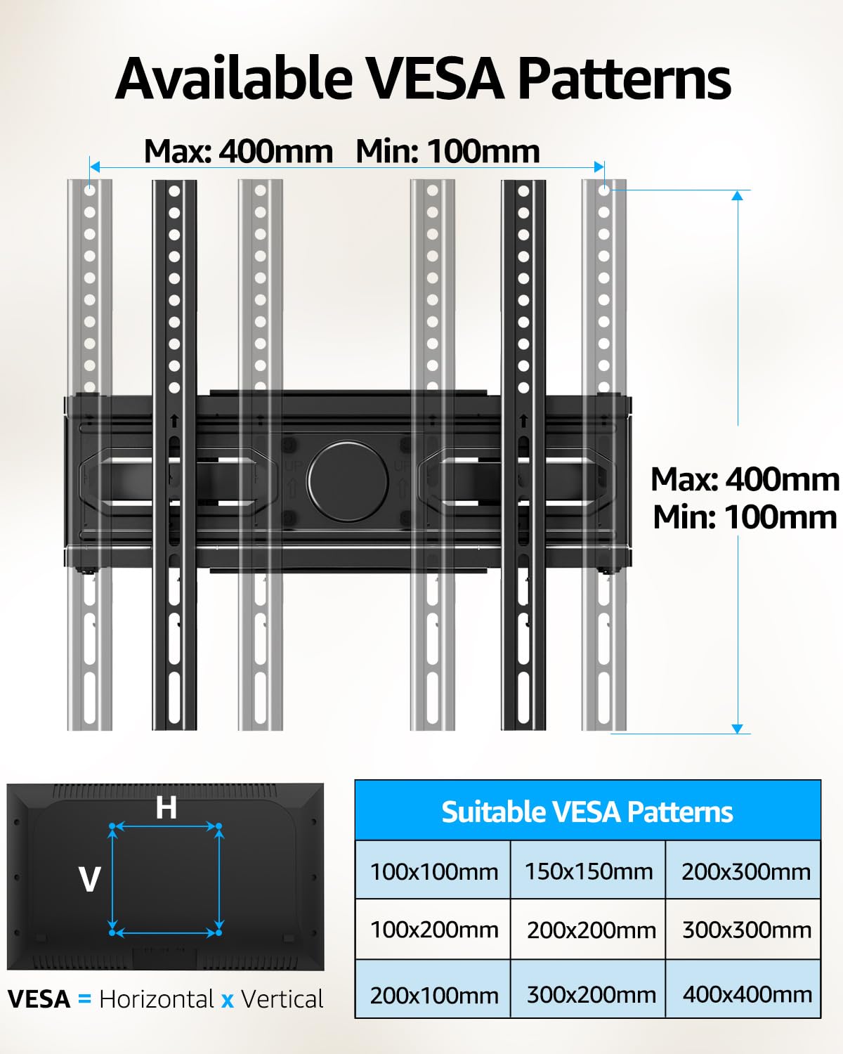 MOUNTUP TV Wall Mount for 26-65 Inch Flat Curved LED LCD Screen TVs Full Motion TV Mount, Tilt Swivel Extension Wall Mount TV Bracket with Dual Articulating Arms, Max VESA 400x400mm, Holds up to 99lbs 🍁 All In One Marketplace Canada