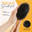 Belula 100% Boar Bristle Hair Brush Set (Medium). Soft Natural Bristles for Thin and Fine Hair. Restore Shine And Texture. Wooden Comb, Travel Bag and Spa Headband Included! 🍁 All In One Marketplace Canada