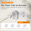 TESSAN Canada to European Travel Adapter 2 Pack, Plug Adaptor 🍁 All In One Marketplace Canada