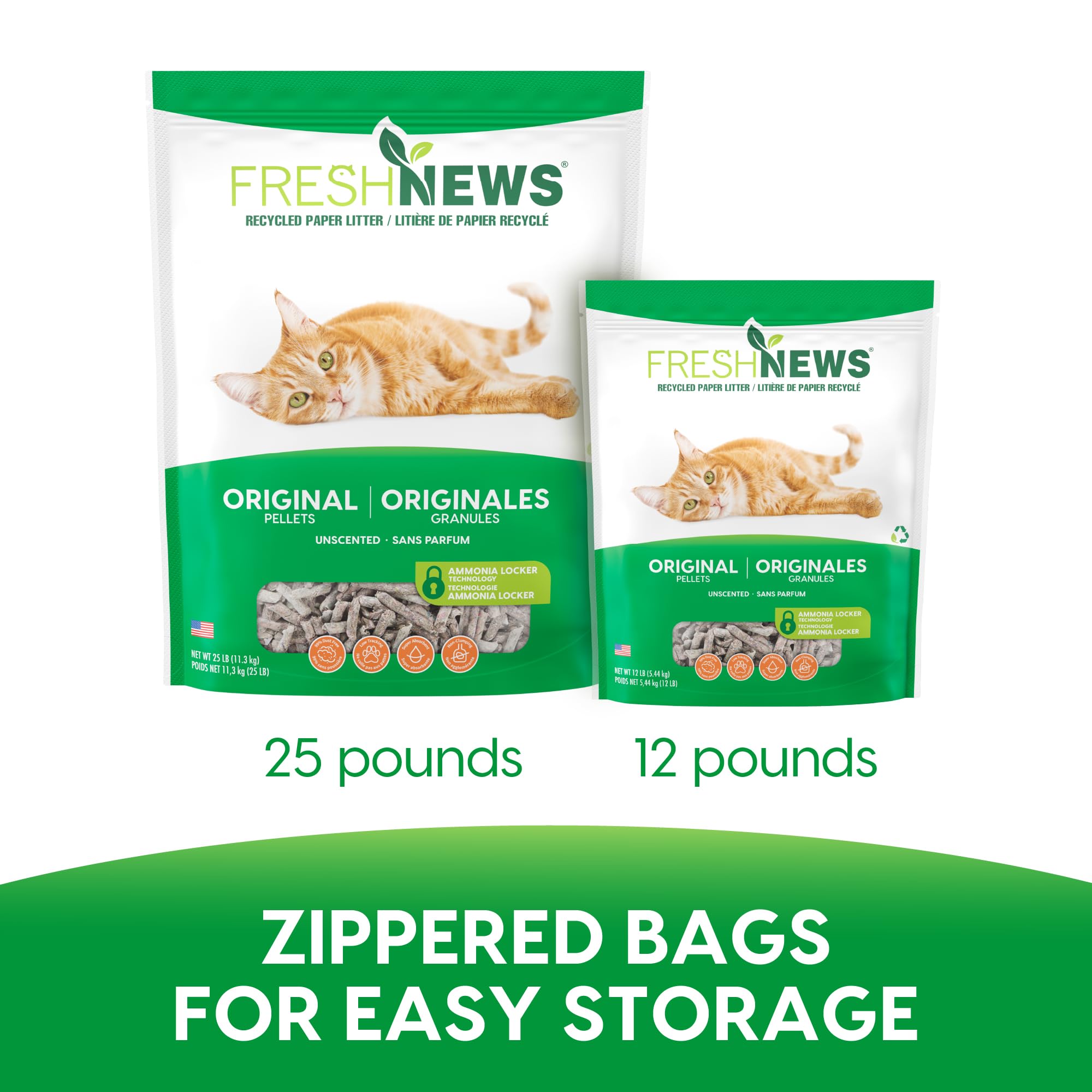 Fresh News Cat Litter, 25 Pounds, Beige 🍁 All In One Marketplace Canada
