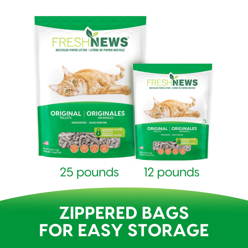Fresh News Cat Litter, 25 Pounds, Beige 🍁 All In One Marketplace Canada