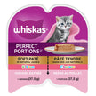 WHISKAS Perfect Portions Kitten Food - Wet Cat Food Paté, Chicken Entrée, 75g (24 Pack) 🍁 All In One Marketplace Canada