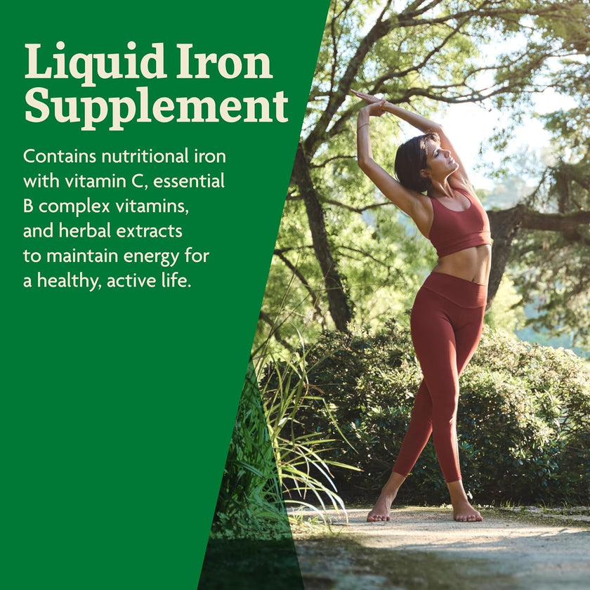 Salus Floradix Liquid Iron and Vitamins | Herbal Iron Supplement for Women, Men, and Children | Vegetarian, Dairy-Free & Non-GMO (250ml) 🍁 All In One Marketplace Canada