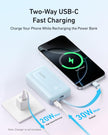 Anker Zolo Power Bank (2025 Upgraded Version), 20,000mAh 30W High-Speed Portable Charger with Built-in USB-C Cable, Battery Pack for iPhone 17/16 / 15 Series, Galaxy, and More (20000, Amp Hours) 🍁 All In One Marketplace Canada