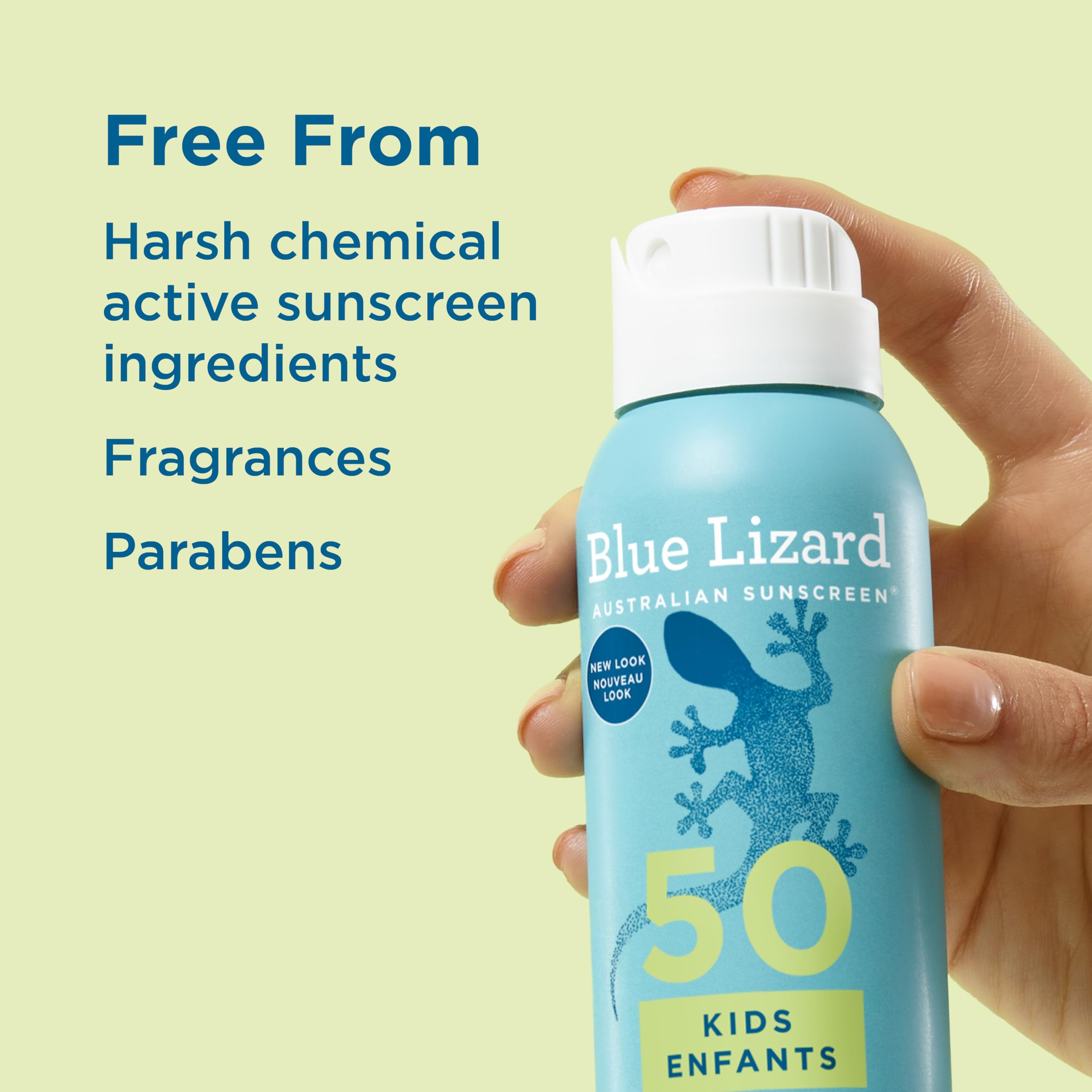 Blue Lizard Kids Mineral SPF 50 Sunscreen Spray, Broad-Spectrum UVA/UVB Protection, Water-Resistant, Zinc Oxide Formula, 142 g 🍁 All In One Marketplace Canada